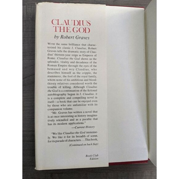 Claudius the God and His Wife Messalina by Robert Graves 1962 Hardcover Rare - Picture 7 of 10